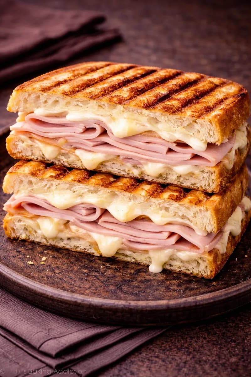 Pressed Chicken Ham Melt